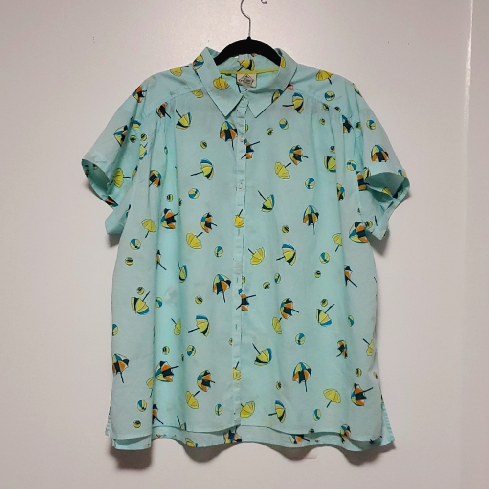 Women's 2X button down